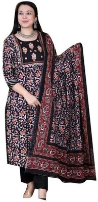 Claria Creation Printed Kurta, Trouser/Pant & Dupatta Set