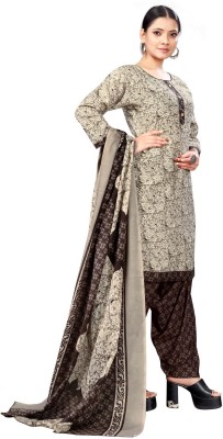 Wonder Weave Floral Print Kurta, Salwar & Dupatta Set