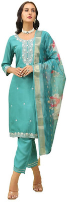 iHIYAzz ENTERPRISE Embroidered Kurta, Trouser/Pant & Dupatta Set