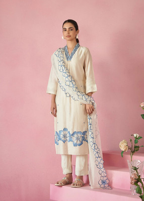 zivoria Women Kurti Pant Dupatta Set