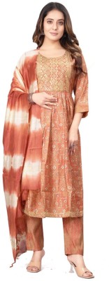 Siaa Fab Printed Kurta, Trouser/Pant & Dupatta Set