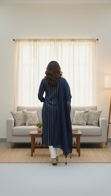 Parwa Fashion Printed Kurta, Trouser/Pant & Dupatta Set