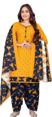 Rajnandini Printed Kurta, Patiala & Dupatta Set