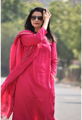 Noor Creation Women Kurti Pant Dupatta Set