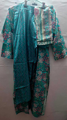 WEE Embroidered Kurta, Trouser/Pant & Dupatta Set