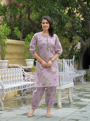 DIVENA Floral Print Kurta, Trouser/Pant & Dupatta Set