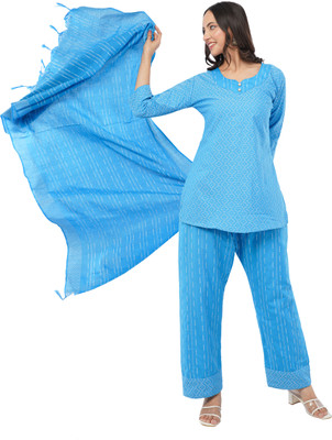 The sius fashion Striped Kurta, Trouser/Pant & Dupatta Set