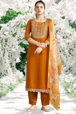 khodal creation Printed Kurta, Salwar & Dupatta Set