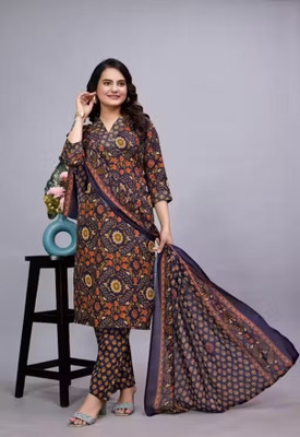 RUDRAFAB Printed Kurta, Trouser/Pant & Dupatta Set