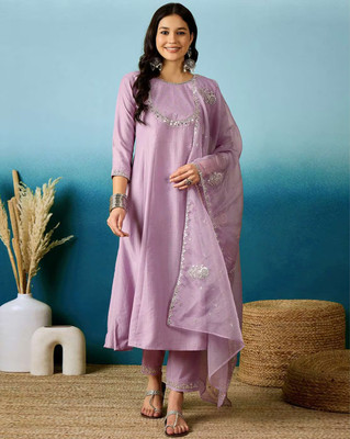 Tylissa Printed Kurta, Trouser/Pant & Dupatta Set