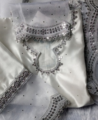 DILRUBA Embellished Kurta, Palazzo & Dupatta Set