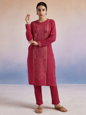 Jaipur Kurti Printed Kurta, Trouser/Pant & Dupatta Set