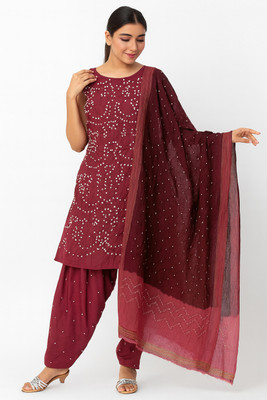 Wadhwani Cotton Silk Solid Salwar Suit Material