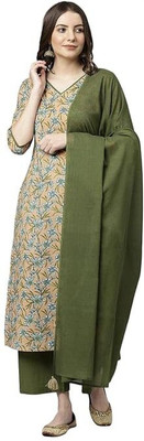 rishabhsraiment Printed Kurta, Palazzo & Dupatta Set