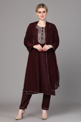 SURMEDANI Women Kurta Pant Dupatta Set