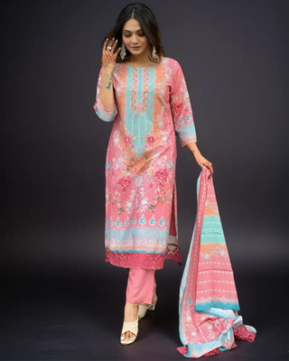 HD CREATION Printed Kurta, Salwar & Dupatta Set