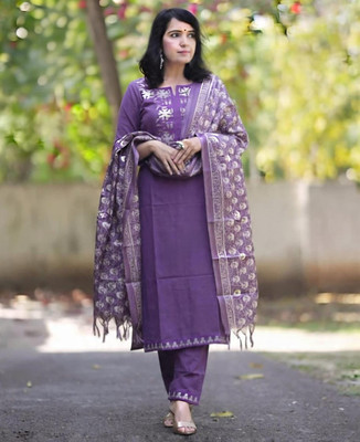 Radheshanaaa Embroidered Kurta, Trouser/Pant & Dupatta Set