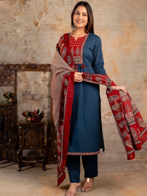 Mishree collection Embroidered Kurta, Trouser/Pant & Dupatta Set