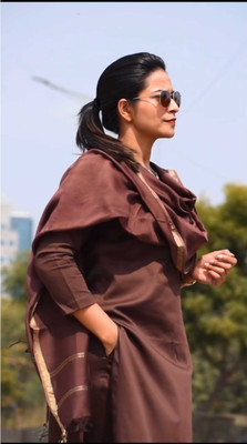 Joyfinity Solid Kurta, Salwar & Dupatta Set