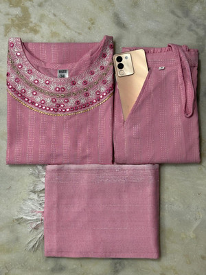 G F FASHION Embroidered Kurta, Trouser/Pant & Dupatta Set
