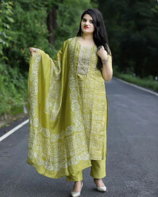 PILUDI HOUSE Printed Kurta, Trouser/Pant & Dupatta Set