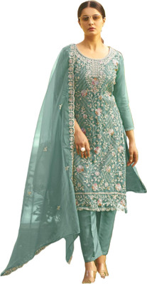 Uday art Embroidered Kurta, Salwar & Dupatta Set