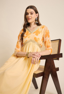 Anouk Rustic Embroidered Kurta, Trouser/Pant & Dupatta Set