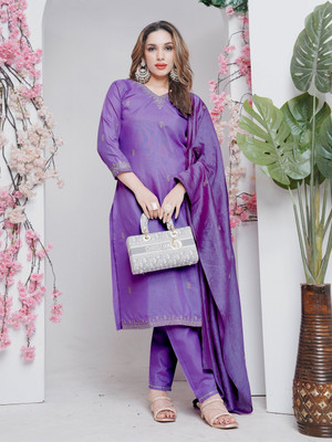 CreationRajvi Embroidered Kurta, Trouser/Pant & Dupatta Set