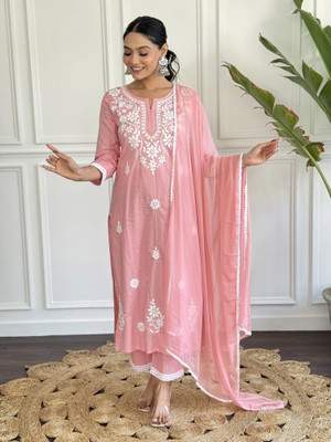 Tylissa Printed Kurta, Trouser/Pant & Dupatta Set