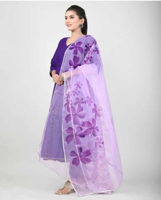 MISHWA CREATION Women Solid Anarkali Kurta(Purple)