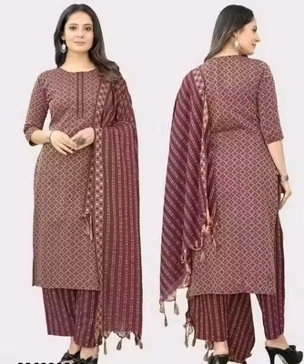 FABRIQO Embroidered Kurta, Trouser/Pant & Dupatta Set