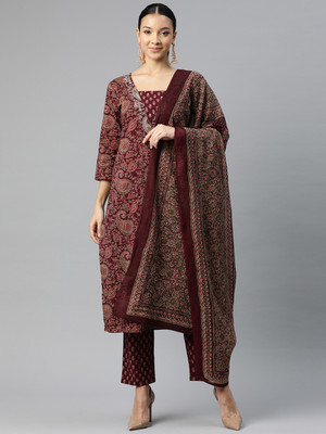 YURI'S Printed Kurta, Trouser/Pant & Dupatta Set