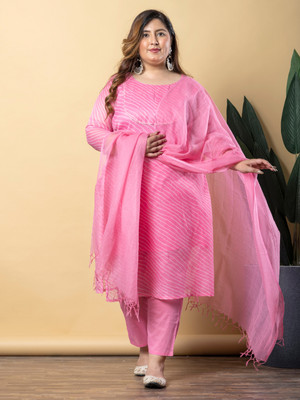 Readiprint Printed Kurta, Palazzo & Dupatta Set