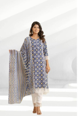 Jaipur fashion factory Printed Kurta, Trouser/Pant & Dupatta Set