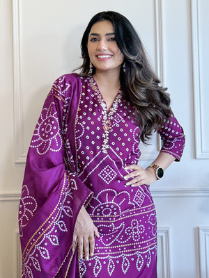 Shanti Creation Embroidered Kurta, Trouser/Pant & Dupatta Set