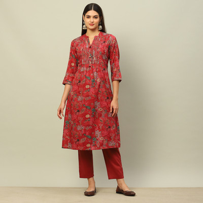 RANGRITI Printed Kurta, Trouser/Pant & Dupatta Set