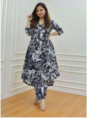 Aditi Tex Fab Printed Kurta, Trouser/Pant & Dupatta Set
