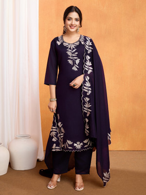 JYORICA Embroidered Kurta, Trouser/Pant & Dupatta Set