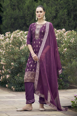 VredeVogel Embroidered Kurta, Trouser/Pant & Dupatta Set