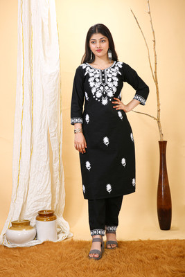 SHYAMALI FASHION Embroidered Kurta, Trouser/Pant & Dupatta Set