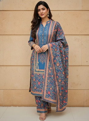 SRIIVA Paisley Kurta, Palazzo & Dupatta Set