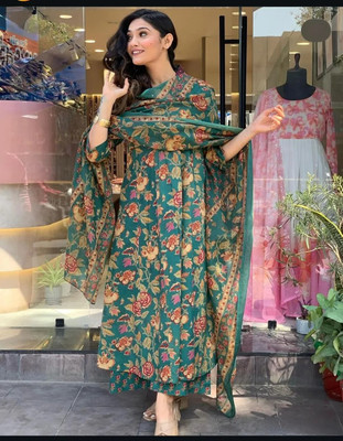 Stylish Fashion Embroidered Kurta, Trouser/Pant & Dupatta Set
