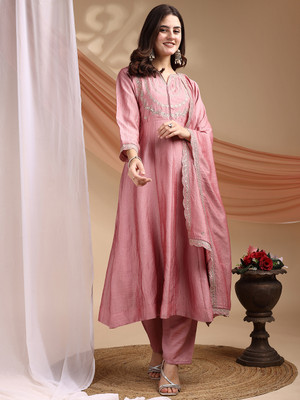 PRAJVESH Women Kurta Pant Dupatta Set