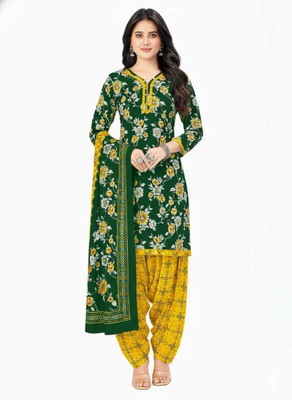 mumaas Printed Kurta, Patiala & Dupatta Set