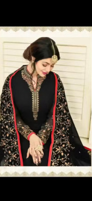 Wafa Creations Embroidered Kurta, Trouser/Pant & Dupatta Set
