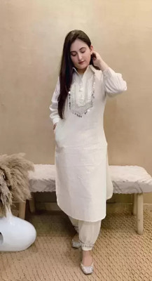 CHOLKI Self Design Kurta, Patiala & Dupatta Set