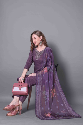 Siyu Embroidered Kurta, Trouser/Pant & Dupatta Set