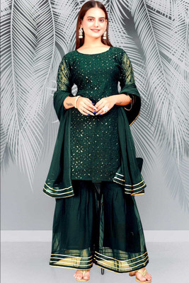 RAJMUDRAFASHION Self Design Kurta, Churidar & Dupatta Set