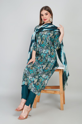 mahisha fashion Printed Kurta, Trouser/Pant & Dupatta Set