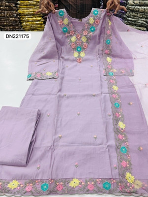 Nazm Collection Embroidered Kurta, Trouser/Pant & Dupatta Set